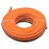 Fil Carré 15m D.3,0 mm - Orange pour Tête Débroussailleuse - Résistant et Durable - D-Work