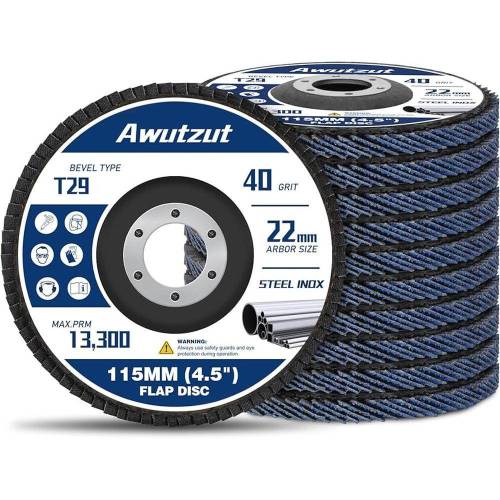 Disque à Lamelles 115 mm – Grain 40 – Idéal pour Meulage et Finition - RIBIMEX