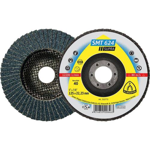 Disque à Lamelles 125 mm – Grain 60 – Idéal pour Meulage et Finition - RIBIMEX