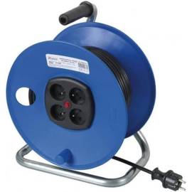 Enrouleur Électrique 4 Prises 40M – H05VV-F 3x1,5 mm² – Pratique et Sécurisé - RIBIMEX