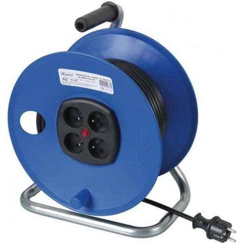 Enrouleur Électrique 4 Prises 40M – H05VV-F 3x1,5 mm² – Pratique et Sécurisé - RIBIMEX