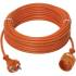 Prolongateur Électrique Jardin 20m 2x1,5 - 2 Fils de 1,5 mm_ - Idéal pour Extérieur et Sécurité - D-Work
