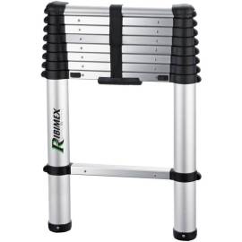 Échelle Télescopique 2M61 – 9 Barreaus – Pratique et Compacte – Idéale pour Accès en Hauteur - RIBIMEX