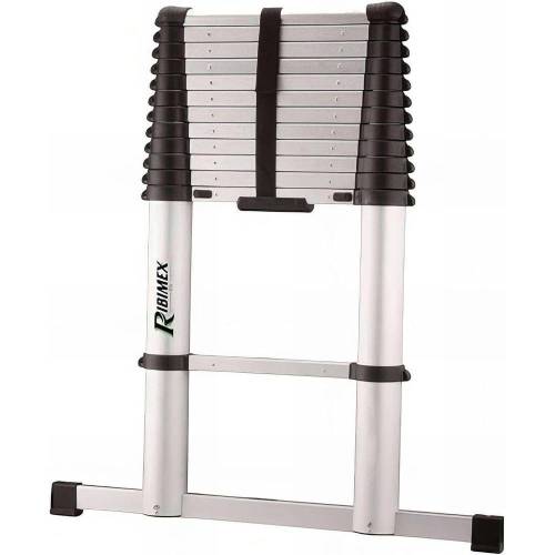 Échelle Télescopique 3m81 - 13 Barreaus - Pratique et Compacte - Idéale pour Accès en Ht. - D-Work
