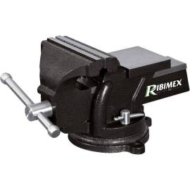 Étau en Fonte 125 mm – Machoires Acier – Résistance et Précision - RIBIMEX