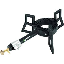 Réchaud Gaz 3 Pieds 8000W - Fonte Émaillée - Robuste - Idéal pour Camping et Barbecue - D-Work
