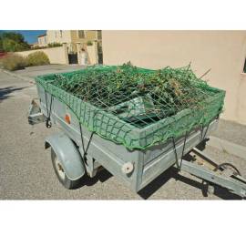 Filet de Remorque 130x250 cm – Protection et Sécurisation – Idéal pour Transport et Stockage - RIBIMEX