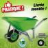 Brouette 100L – Bac Plastique, Livrée Montée – Pratique et Robuste - RIBIMEX