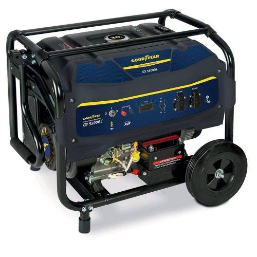 Groupe Électrogène 5500W - 4 Temps - Puissant et Fiable - Idéal pour Énergie de Secours - D-Work