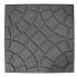 Dalle Terrasse Grise 45x45 cm - Aspect Pavé en Caoutchouc - Résistante et Durable - D-Work