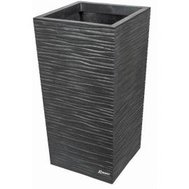 Pot Serena 34x34 H66 cm - Caoutchouc Recyclé - Résistant et Écologique - D-Work