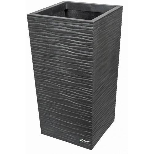 Pot Serena 34x34 H66 cm - Caoutchouc Recyclé - Résistant et Écologique - D-Work