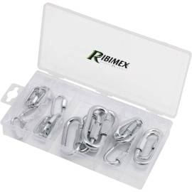 Coffret de 20 Maillons Rapides - Utilisation Polyvalente - Résistance et Sécurité - D-Work