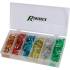 Lot de 120 Fusibles Larges en Coffret - Pratique et Complet - Idéal pour Réparations Électriques - D-Work