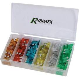 Lot de 120 Fusibles Larges en Coffret - Pratique et Complet - Idéal pour Réparations Électriques - D-Work