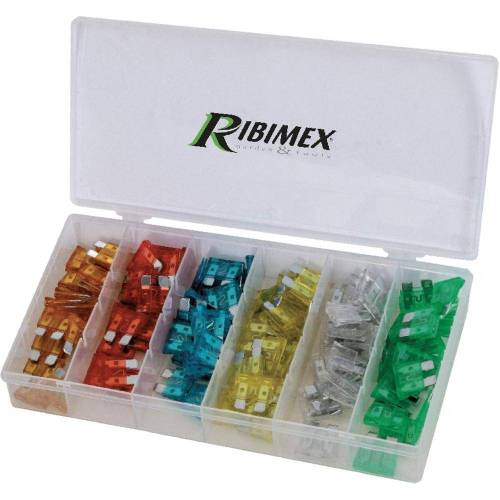 Lot de 120 Fusibles Larges en Coffret – Pratique et Complet – Idéal pour Réparations Électriques - RIBIMEX