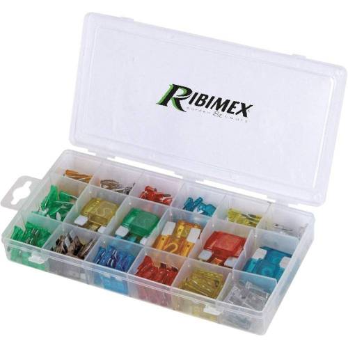 Lot de 166 Fusibles Mini/Maxi – Coffret Complet – Protection Électrique Fiable - RIBIMEX