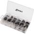 Lot de 300 Circlips Internes - Acier Traité - Coffret Pratique - Fixation Sécurisée et Durable - D-Work