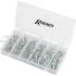Coffret 320 Rivets Aveugles Assortis - Aluminium - 320 pièces - Fixation Sécurisée et Résistante - D-Work