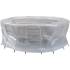 Housse 90g pour Table Ronde et Chaises – Diam. 200 cm, H. 80 cm – Protection et Esthétique – RIBIMEX - RIBIMEX