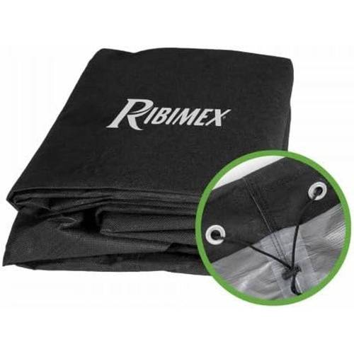 Housse de Protection pour Tracteur de Pelouse 250x110xH110 cm – 120g, Noir – Protection et Durabilité - RIBIMEX