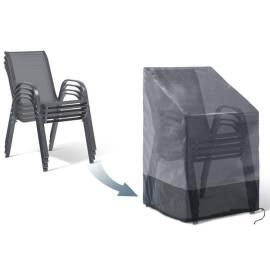 Housse 120g Noire pour Chaises 70x70xH110 cm – Protection et Esthétique – Idéale pour Extérieur - RIBIMEX