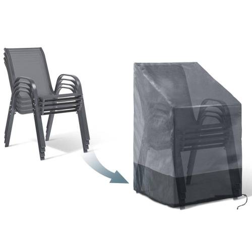 Housse 120g Noire pour Chaises 70x70xH110 cm – Protection et Esthétique – Idéale pour Extérieur - RIBIMEX