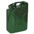 Jerrican Métal 10L - Acier Galvanisé - Homologué - Résistant et Durable - Ergonomique - D-Work