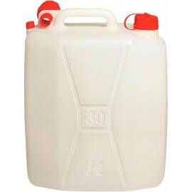 Jerrican Alimentaire 30L - Polyéthylène - Résistant et Pratique - Ergonomique - D-Work