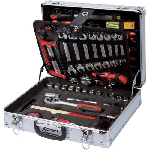 Coffret Outillage 149 Pièces – Valise Aluminium – Assortiment Complet pour Bricolage – RIBIMEX - RIBIMEX
