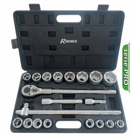 Coffret Poids Lourd 21 Pièces à Douilles 6 Pans – Outils de Précision – Résistance et Durabilité - RIBIMEX