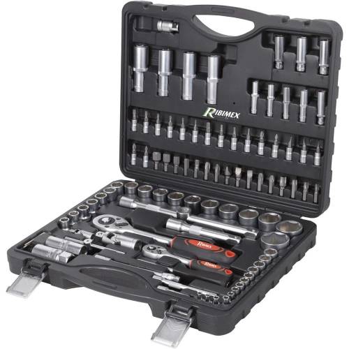 Coffret de 94 Clés à Douille Pro - Chrome Vanadium - Outils Complets pour Réparations - D-Work