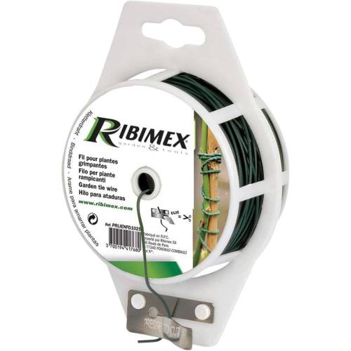 Fil Aciér Plastifié 25M – Diamètre 1 mm – Résistant et Durable - RIBIMEX