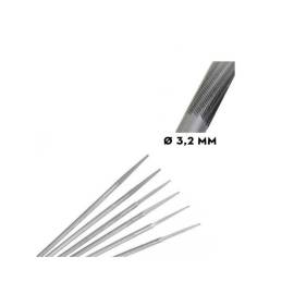 Limes Rondes Ø3,2 mm x 3 – Outils de Précision – Idéales pour Finitions Détails - RIBIMEX