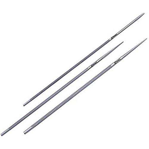 Limes Rondes D.4 mm x 3 - Outils de Précision - Idéales pour Finitions et Détails - D-Work