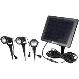 Spot Solaire Lot de 3 100 Lumens – Éclairage Extérieur, Écologique et Pratique – Idéal pour Décoration et Sécurité - RIBIMEX