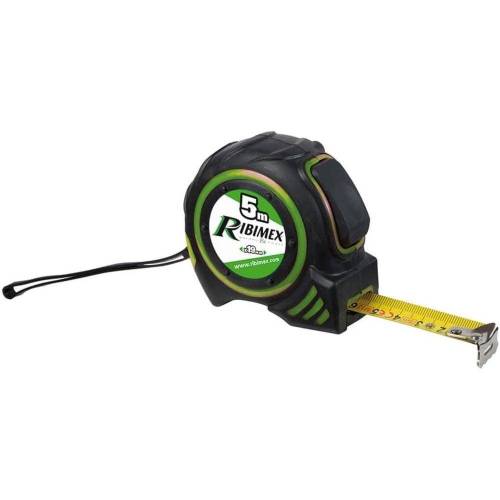 Mètre Ruban 5M x 19mm – Précision et Robustesse – Idéal pour Mesures Précises - RIBIMEX