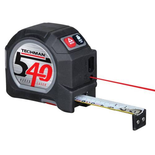 Mesure 5M x 19mm avec Télémètre Laser 40M – Précision et Polyvalence – Idéal pour Mesures Intérieures et Extérieures - RIBIMEX