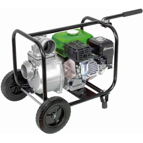 Motopompe sur Roues 212CC 33m³/h – 24.04 kg – Débit Élevé et Mobilité – RIBIMEX - RIBIMEX