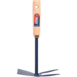 Serfouette Panne et Fourche à Fleurs – Manche Bois – Outil de Jardinage Pratique – Idéal pour Aérer le Sol - RIBIMEX