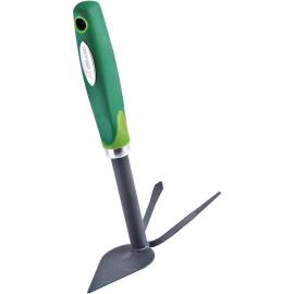 Serfouette Langue et Fourche à Fleurs - Manche Bi-Mat. - Outil de Jardinage Pratique - D-Work