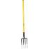 Fourche Bêche 4 Dents – Manche Creux 110 cm – Outil de Jardinage Pratique – Idéale pour le Travail du Sol - RIBIMEX