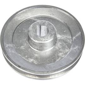 Poulie D.120 mm Axe 19 mm – 1 Gorge Type A – Résistante et Durable - RIBIMEX