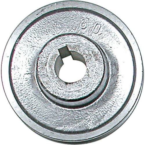 Poulie D.80 mm Axe 28 mm – 1 Gorge Type A – Résistante et Durable - RIBIMEX