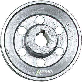 Poulie D.120 mm Axe 28 mm – 1 Gorge Type A – Résistante et Durable - RIBIMEX