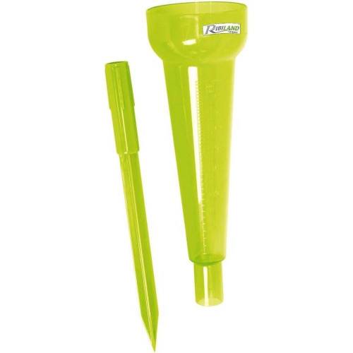Pluviomètre sur Pic Amovible – 0,075 kg – Précision et Facilité d'Utilisation - RIBIMEX