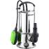 Pompe Vide Cave 1100W – Inox, Avec Flotteur – Efficace pour Évacuation des Eaux Chargées - RIBIMEX