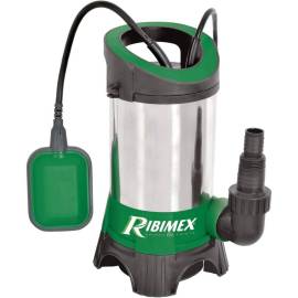 Pompe Vide Cave 750W – Inox, Base Plastique avec Flotteur – Efficace pour Évacuation des Eaux Chargées - RIBIMEX
