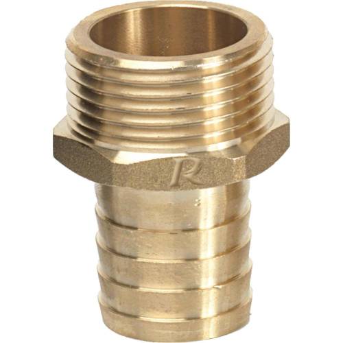 Raccord Laiton Cannelé Male 1" – Sortie 19 mm – Résistant et Durable - RIBIMEX