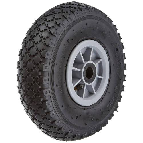Roue Gonflable 260x85 mm - Al. 20 mm - Pneumatique - Résistante et Durable - Fiable - D-Work